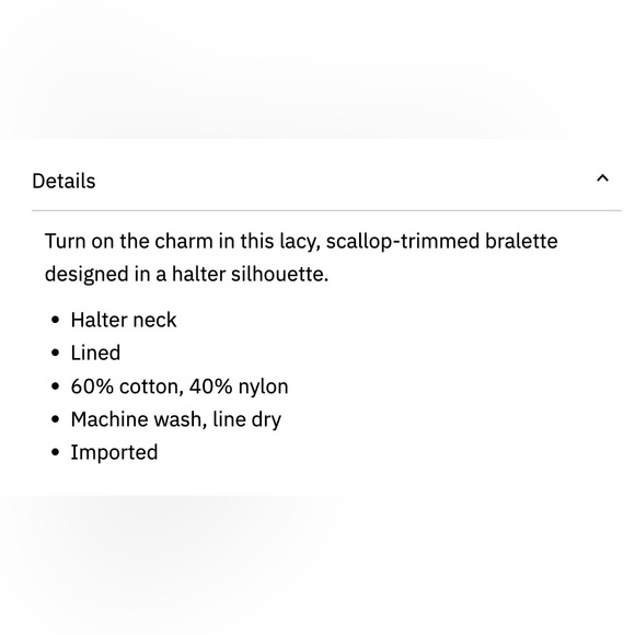 Free People One Adella Halter Lace Bralette in Ivory - Picture 6 of 10